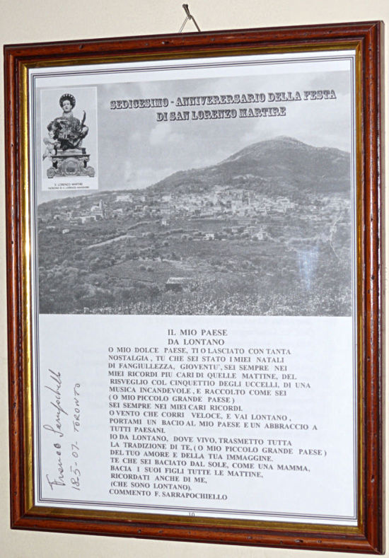 Poesia: Il mio paese dal lontano