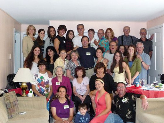 Riunione della famiglia Pezzillo nel giugno 2009
