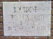 Lapide della croce in via Elci