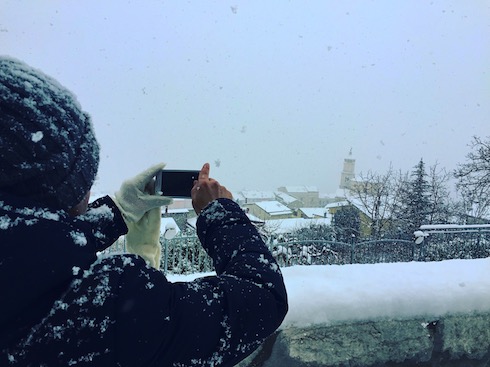 Neve a San Lorenzo Maggiore