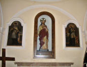 Interno della cappella di San Nicola Interno della cappella di San Nicola