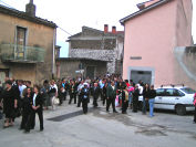 Inizio del corteo