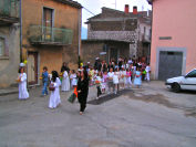 La processione del Corpus Domini in via Pendino
