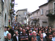 Processione in via Elci