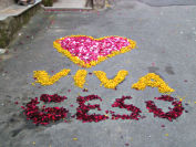 Scritta 'Viva Gesù'